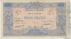 1000 Francs BLEU ET ROSE FRANCE  1890 F.36.02 TB