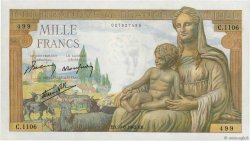 1000 Francs DÉESSE DÉMÉTER FRANCIA  1942 F.40.05