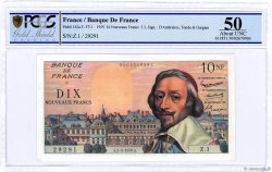 10 Nouveaux Francs RICHELIEU FRANKREICH  1959 F.57.01 VZ+