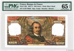 100 Francs CORNEILLE FRANKREICH  1970 F.65.31