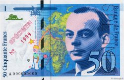50 Francs SAINT-EXUPÉRY Spécimen FRANCE  1993 F.72.02Spn UNC-