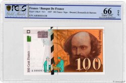 100 Francs CÉZANNE Petit numéro FRANKREICH  1997 F.74.01