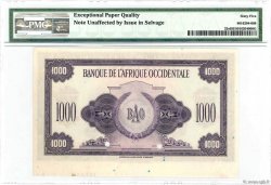 1000 Francs Spécimen FRENCH WEST AFRICA  1942 P.32s FDC