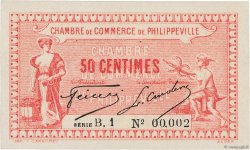 50 Centimes FRANCE regionalismo e varie Philippeville 1917 JP.142.08 FDC