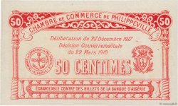 50 Centimes FRANCE regionalismo e varie Philippeville 1917 JP.142.08 FDC