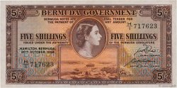5 Shillings BERMUDA  1952 P.18a q.AU