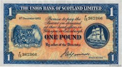 1 Pound SCOTLAND  1952 PS.816a fST