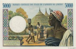 5000 Francs WEST AFRIKANISCHE STAATEN  1969 P.104Ae ST