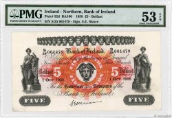 5 pounds NORTHERN IRELAND  1958 P.052d EBC+