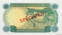 5 Shillings Spécimen NIGERIA  1968 P.10s fST