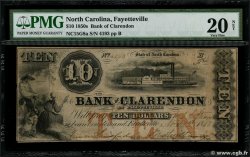 10 Dollars STATI UNITI D AMERICA Fayetteville 1855 
