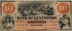 10 Dollars UNITED STATES OF AMERICA Lexington 1861  VF