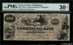 100 Dollars STATI UNITI D AMERICA Wilmington 1861 