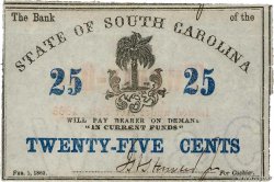 25 Cents ÉTATS-UNIS D AMÉRIQUE  1863 