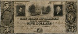 5 Dollars UNITED STATES OF AMERICA Camden 1850 