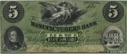 5 Dollars ESTADOS UNIDOS DE AMÉRICA Macon 1862  BC+