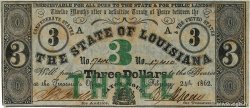 3 Dollars VEREINIGTE STAATEN VON AMERIKA Baton Rouge 1862 PS.0893 fST