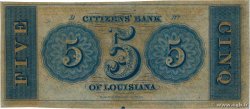 5 Dollars Non émis UNITED STATES OF AMERICA New Orleans 1850  UNC