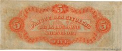 5 Dollars Non émis UNITED STATES OF AMERICA Shreveport 1850  UNC-