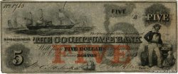 5 Dollars UNITED STATES OF AMERICA Boston 1853  F+