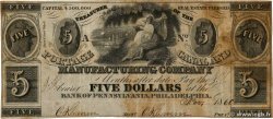 5 Dollars UNITED STATES OF AMERICA Philadelphie 1860  F
