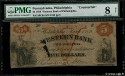 5 Dollars Faux VEREINIGTE STAATEN VON AMERIKA Philadelphie 1859  SGE