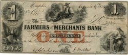 1 Dollar UNITED STATES OF AMERICA Memphis 1854  VF