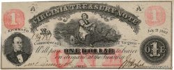 1 Dollar UNITED STATES OF AMERICA Richmond 1862  XF
