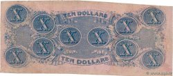 10 Dollars ESTADOS CONFEDERADOS DE AMÉRICA  1862 P.52c BC