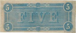 5 Dollars ESTADOS CONFEDERADOS DE AMÉRICA  1864 P.67 EBC