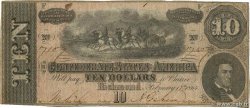 10 Dollars Гражданская война в США  1864 P.68 F