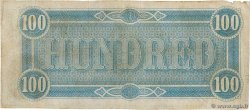 100 Dollars ESTADOS CONFEDERADOS DE AMÉRICA  1864 P.71 BC+