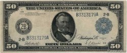 50 Dollars VEREINIGTE STAATEN VON AMERIKA New York 1914 P.362b fSS