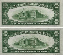 10 Dollars Consécutifs UNITED STATES OF AMERICA  1934 P.415Y XF+