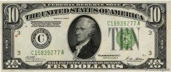 10 Dollars VEREINIGTE STAATEN VON AMERIKA Philadelphie 1928 P.421b fVZ