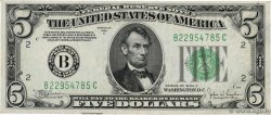 5 Dollars UNITED STATES OF AMERICA New York 1934 P.429Dc XF