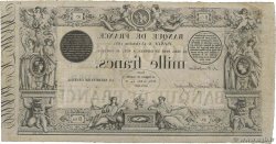 1000 Francs type 1842 définitif Annulé FRANCIA  1851 F.A18.10 MBC