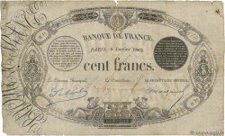 100 Francs type 1848 définitif, à l italique II FRANKREICH  1863 F.A27.03
