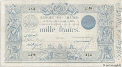 1000 Francs type 1862 Indices Noirs FRANCIA  1874 F.A41.09 BB