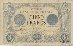 5 Francs NOIR FRANCIA  1873 F.01.19 BC