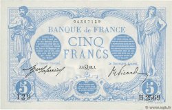 5 Francs BLEU FRANKREICH  1913 F.02.19