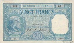 20 Francs BAYARD FRANKREICH  1916 F.11.01