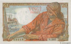 20 Francs PÊCHEUR FRANKREICH  1949 F.13.14 fST