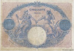 50 Francs BLEU ET ROSE Grand numéro FRANCE  1899 F.14.11 F