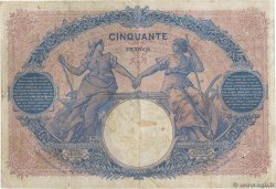 50 Francs BLEU ET ROSE FRANCIA  1907 F.14.19 BC