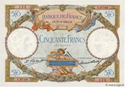 50 Francs LUC OLIVIER MERSON type modifié FRANCE  1930 F.16.01 SUP+