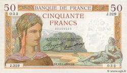 50 Francs CÉRÈS FRANCIA  1935 F.17.03 SPL