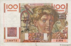 100 Francs JEUNE PAYSAN Favre-Gilly FRANCE  1947 F.28ter.02 VF