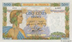 500 Francs LA PAIX FRANCIA  1942 F.32.41 AU