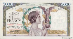 5000 Francs VICTOIRE FRANCE  1935 F.44.02 XF